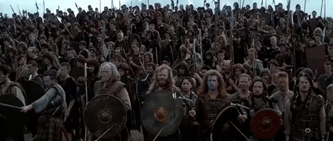 Braveheart People Staring GIF