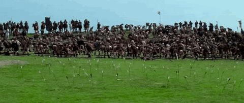 Braveheart Soldiers From Distance GIF