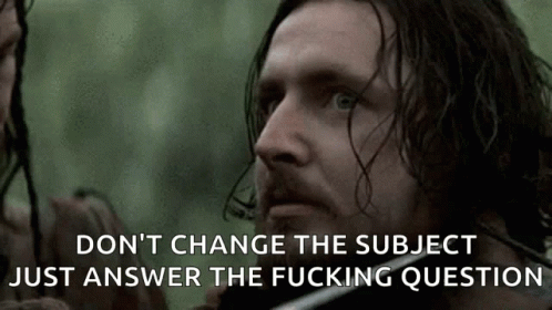 Braveheart Stephen Don't Change The Subject GIF