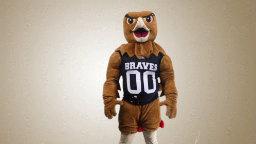 Uncp Braves Mascot GIF