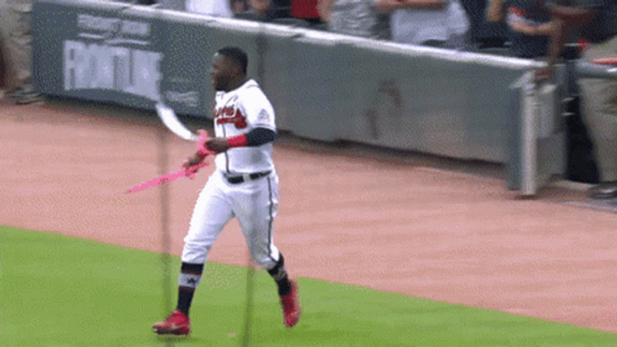 Braves Baseball Run GIF