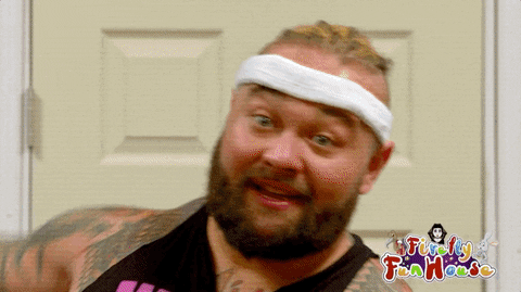 Bray Wyatt Flexing His Good Morning Exercise In Firefly Fun House GIF