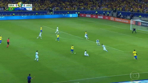 Brazil Argentina Soccer Match 0-0