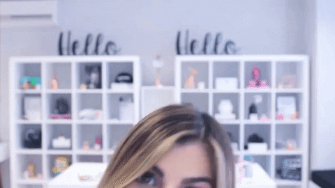 Brazilian Youtuber Nah Cardoso Greets Hello Meme GIF