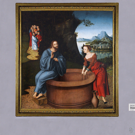 Brb Painted Girl Escapes GIF