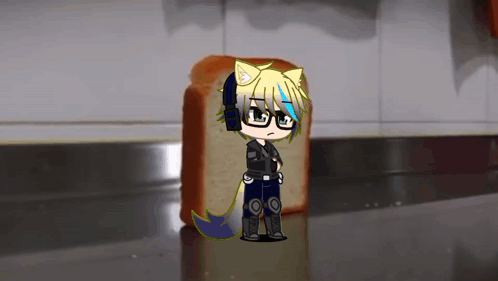 Bread Falling Over Mr Sonic Anime GIF