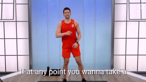 Trainer Dance Break Instruct GIF