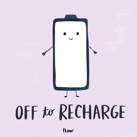Break Battery Off To Recharge GIF