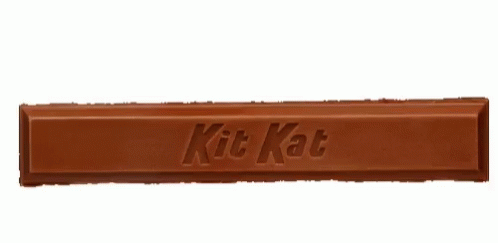 Chocolate Kit Kat Break Into Two Pieces GIF