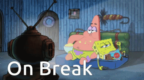 Spongebob And Patrick Star On Break GIF