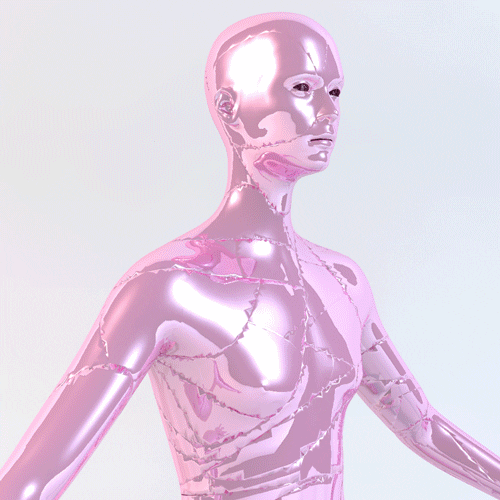 Mannequin Break Into Pieces GIF