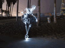 Break Dance Dancing Skeleton GIF