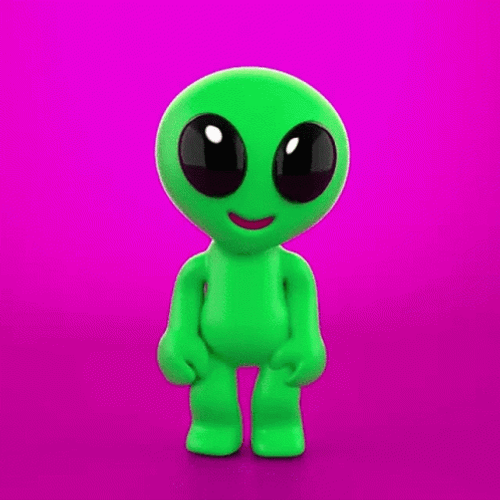 Break Dancing Alien GIF