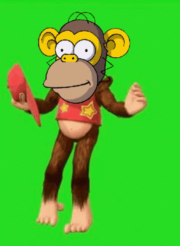 Break Dancing Monkey Animated GIF