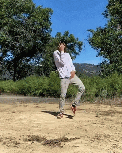 Solo Outdoor Breakdancing GIF