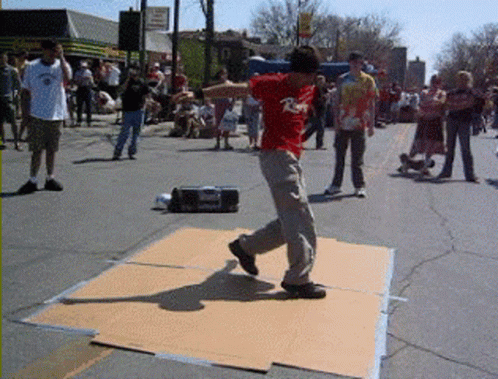 A Street Breakdancing GIF