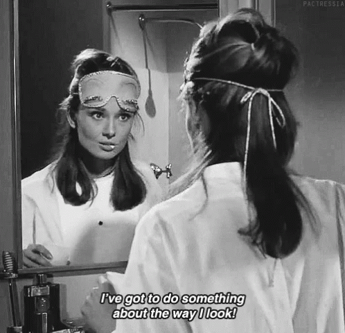Breakfast At Tiffany's Audrey Hepburn Makeup GIF