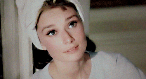 Breakfast At Tiffany's Audrey Hepburn Pretty Smile GIF