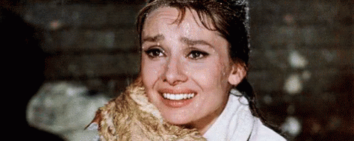 Breakfast At Tiffany's Romantic Rain Kiss GIF