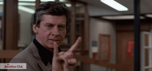Breakfast Club Paul Gleason GIF