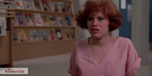 Breakfast Club Claire Crying GIF