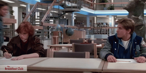 Breakfast Club Late For Class GIF