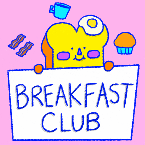 Breakfast Club Cute Art GIF