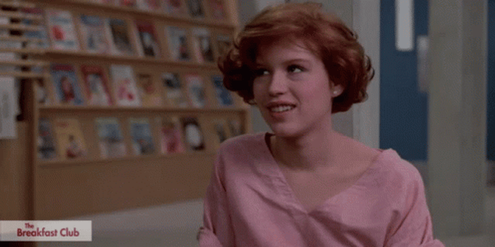 Breakfast Club Molly Ringwald GIF