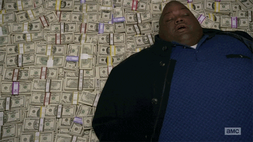 Breaking Bad Huell Money Bed GIF