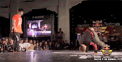 Breaking Dance Battle Competition GIF