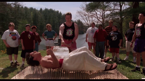 Breaking Ice On Tony Perkis Heavyweights GIF