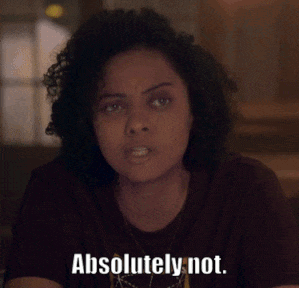 Breanna Casey Glaring Absolutely Not GIF