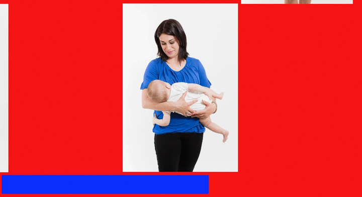 Breastfeeding Mother Picture With Moving Outline GIF