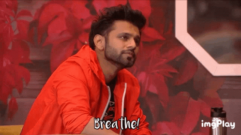 Breathe Inhale Exhale Rahul Vaidya GIF