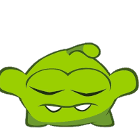 Breathe Meditate Cut The Rope Monster GIF