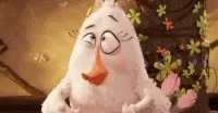 Breathing Angry Bird Matilda GIF