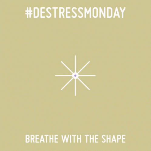 Breathing Exercise Destress Monday GIF