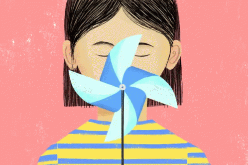 Breathing Exercise Pinwheel Spin GIF