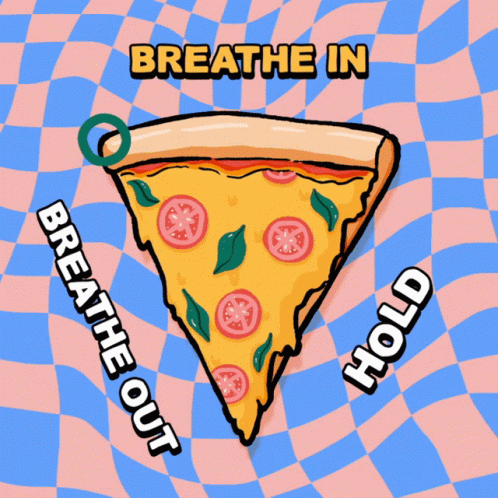 Breathing Exercise Pizza Breathe In Hold GIF