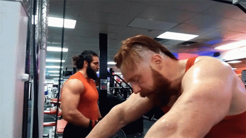 Breathing Exercise Sheamus Workout GIF