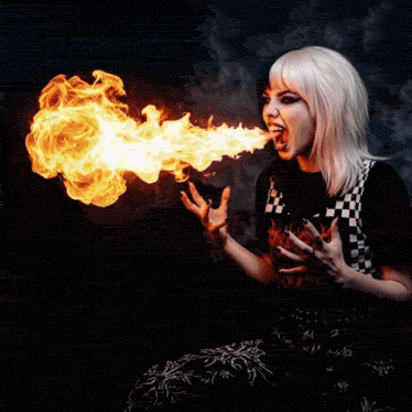 Breathing Fire Breathe Gif GIF