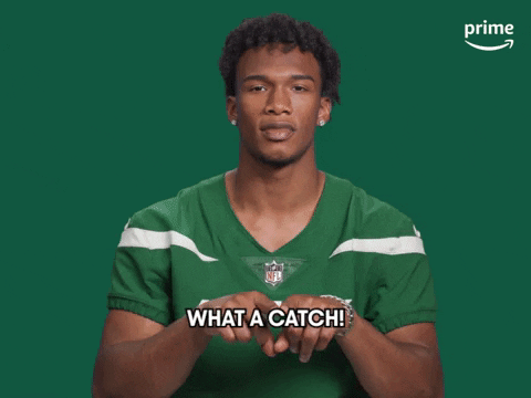 Breece Hall What A Catch GIF