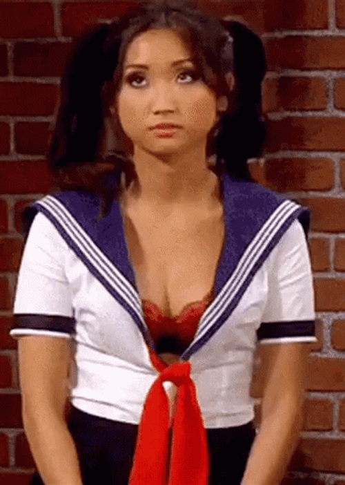Brenda Song As Japan School Girl GIF