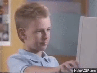 Brent Rambo Using Computer Thumbs Up GIF