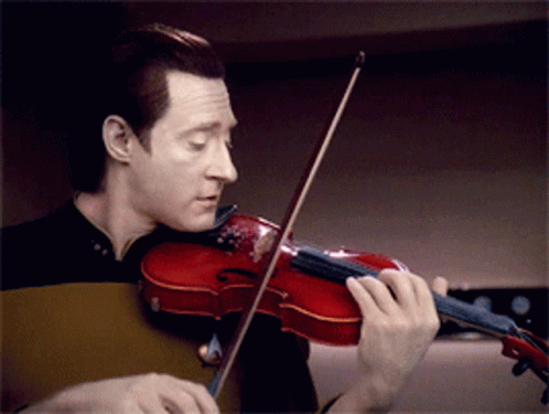 Brent Spiner Violin GIF
