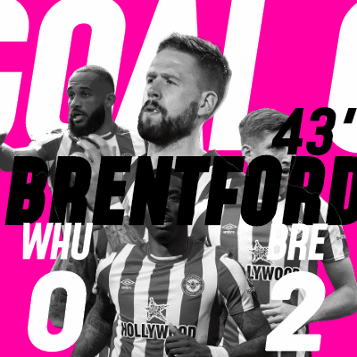 Brentford Scored 43 Goals Poster