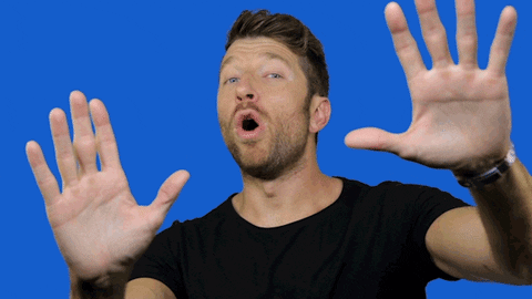 Brett Eldredge Hold Up Don't Skip GIF