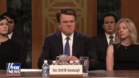 Brett Kavanaugh Angry In Supreme Court GIF