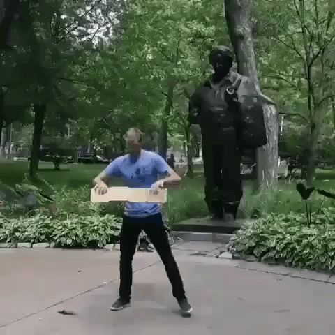Brick Juggling Trick GIF