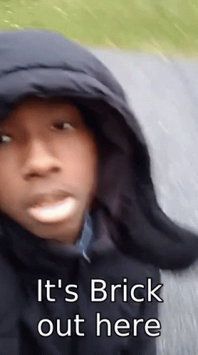 Brick Out Here Hoodie Selfie GIF